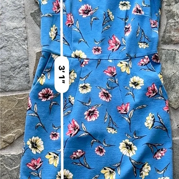 Lands' End Blue Halter Midi Dress for Casual Resort Wear - Picture 12 of 13